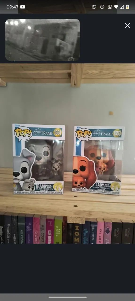 Funkos pop A dama e o Vagabundo
