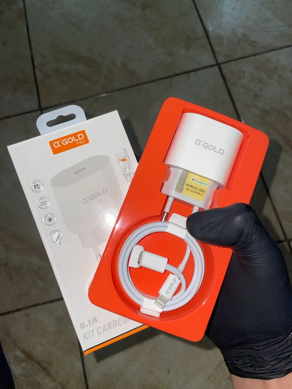 Carregador de iPhone turbo