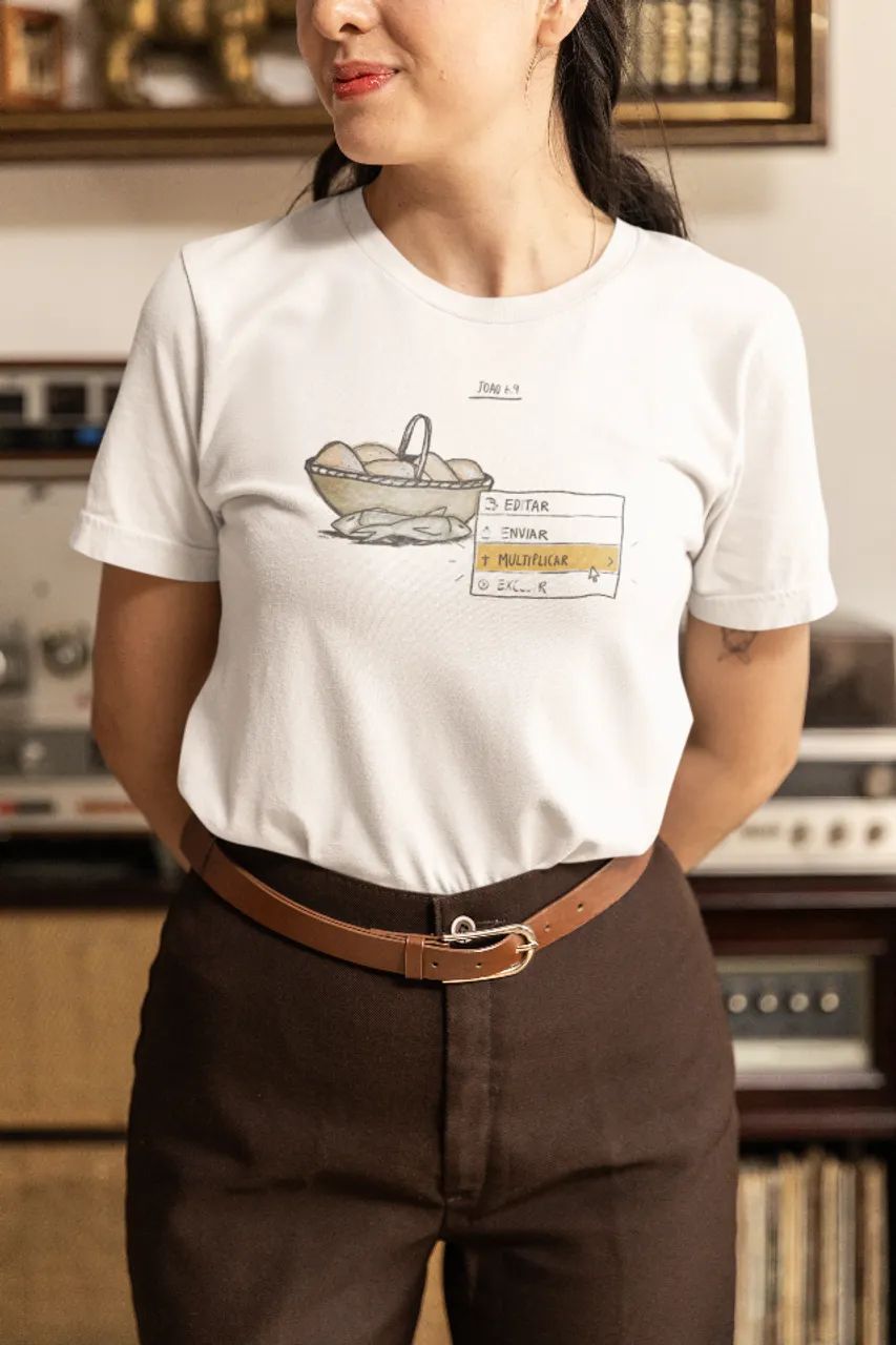 Camiseta João 6:9 - Multiplicar - Foto 2