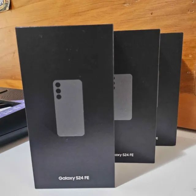  S24fe 256gb Samsung Celular Smartphone s24 fe Cinza