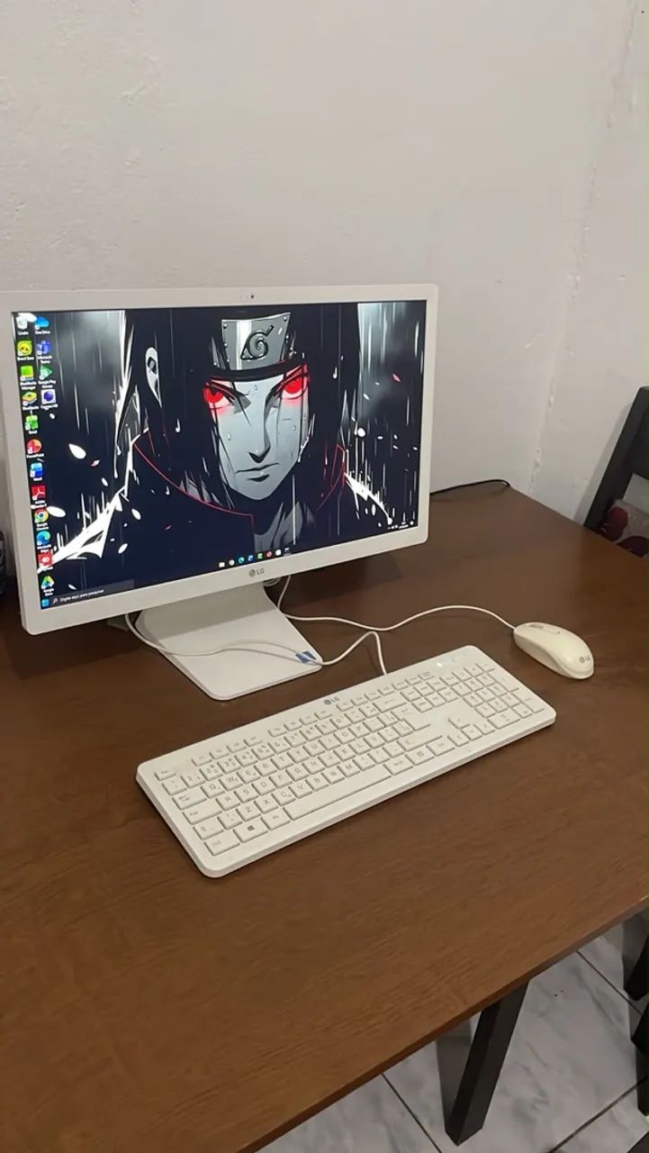 computador lg all in one branco