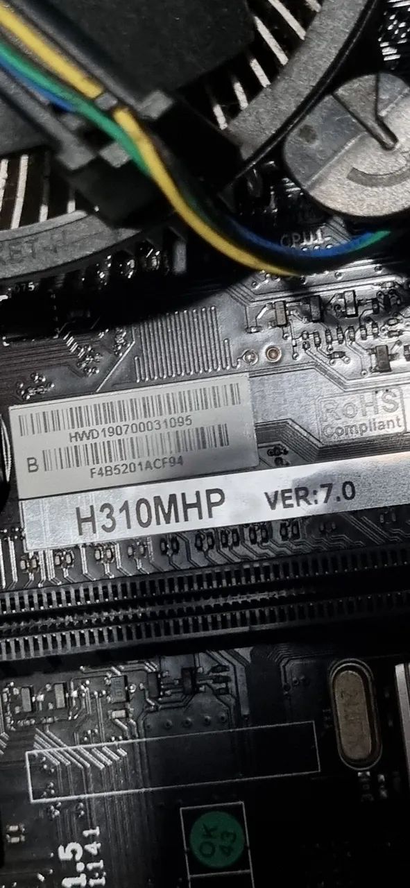 Placa mae 9 geração e i3 9100f. Troco por kit ryzen. - Foto 2