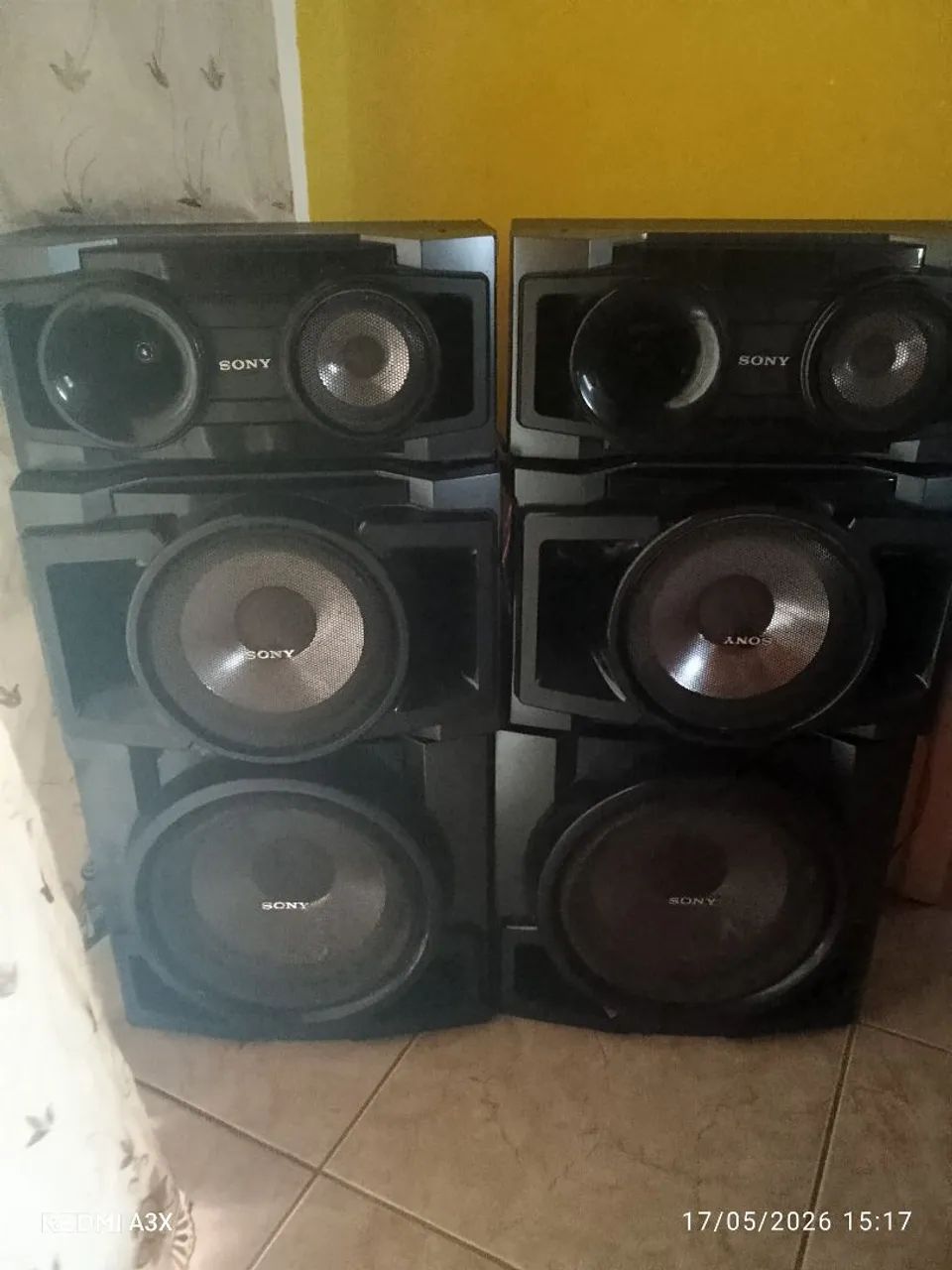 Conjunto de caixa de som 1100w