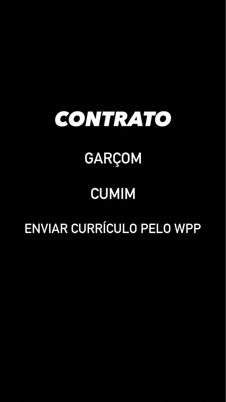 VAGA DE EMPREGO