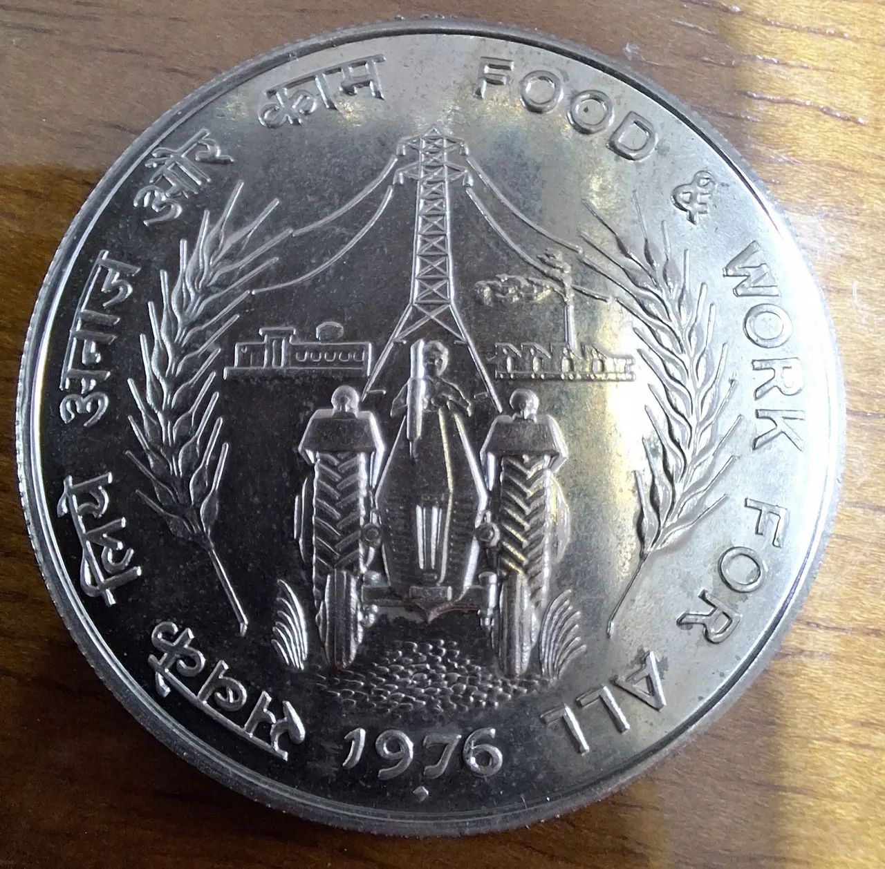 Moeda Índia 39,1mm - Foto 2
