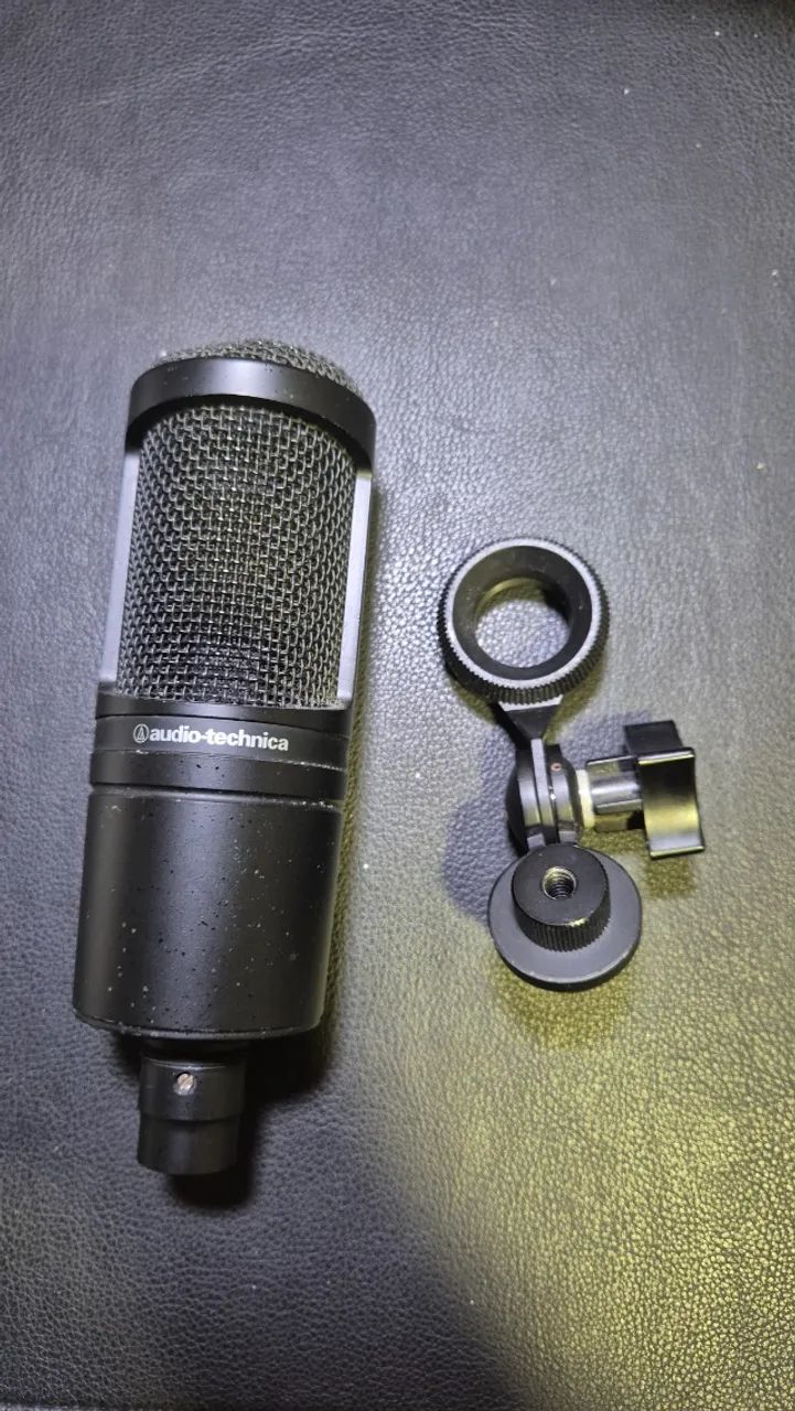 Microfone audio-technica AT2020 Pro Cardioide Condensador, Preto - Foto 5