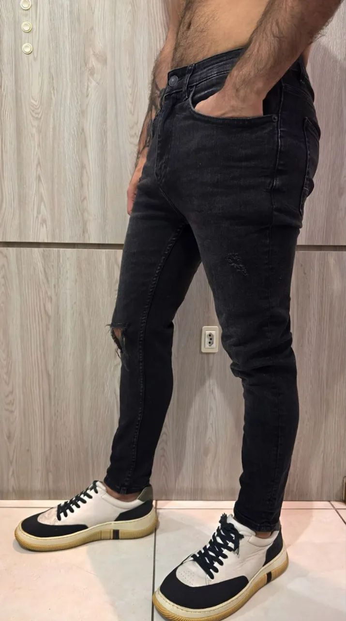 Calca Masculina Zara tam. 40 - Foto 2