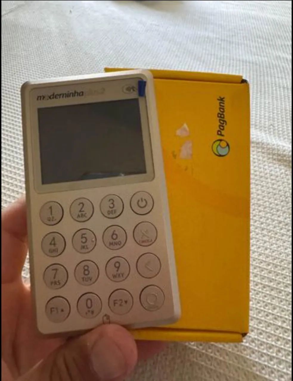 Vende-se maquineta pague seguro zero sem uso - Foto 2