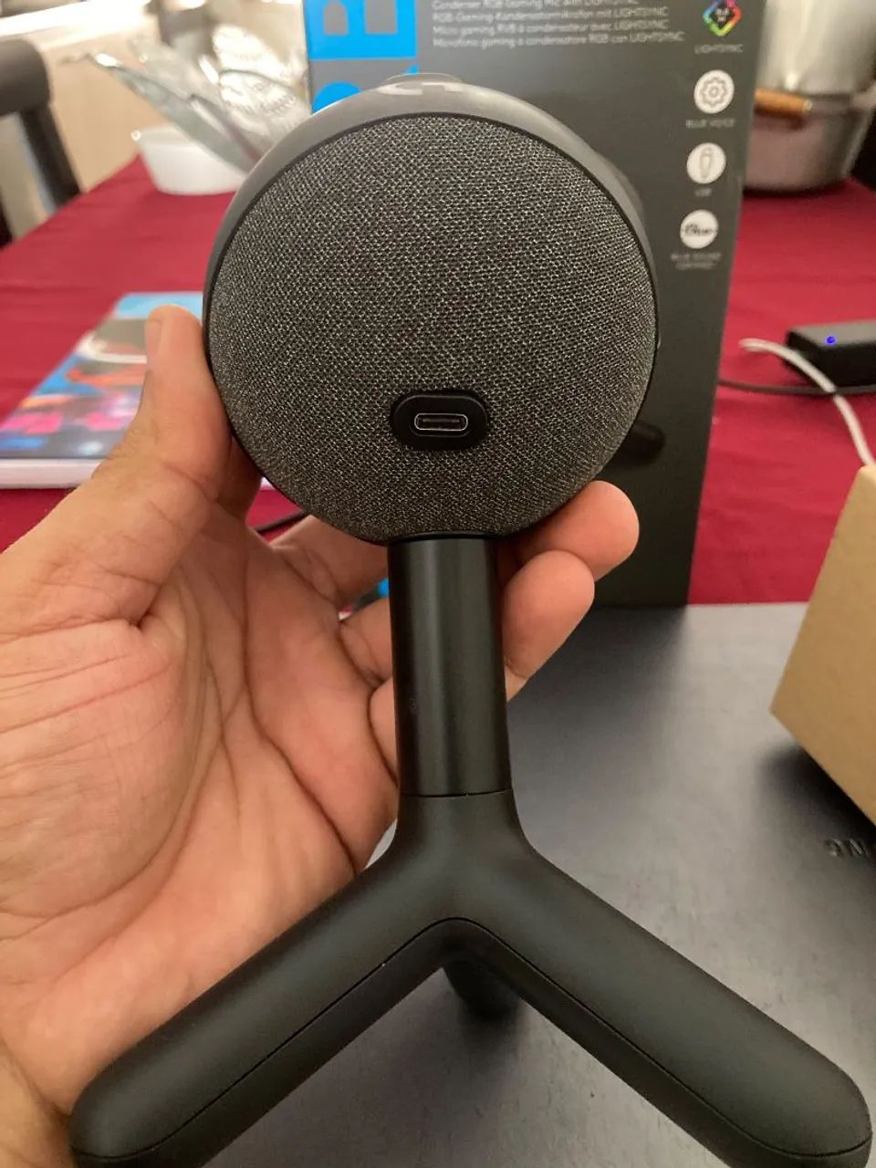 Microfone Logitech G Yeti Orb ? RGB | USB | Gamer - Foto 2