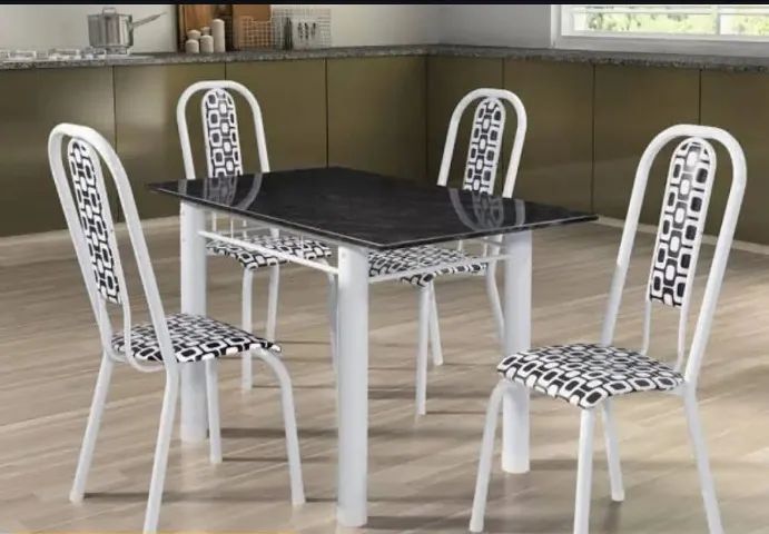 Mesa de cozinha com 1,20cmd e largura 4 cadeiras - Foto 5