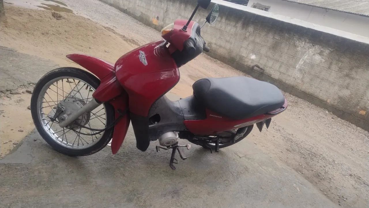 Biz 100 partida elétrica Dut em branco 