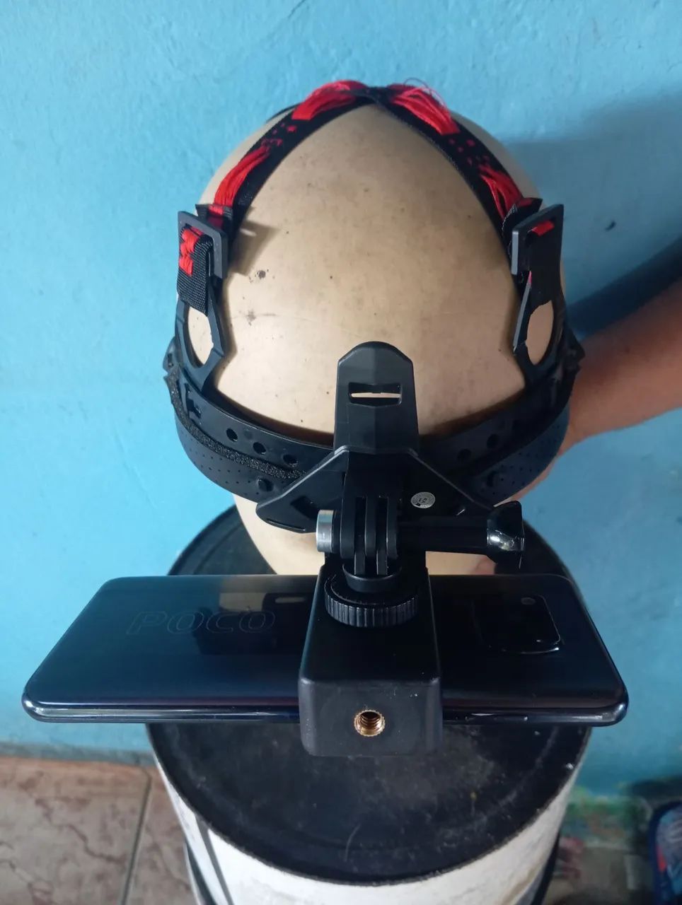 Suporte de cabeça para celular e câmeras para gravações de vídeos  - Foto 3