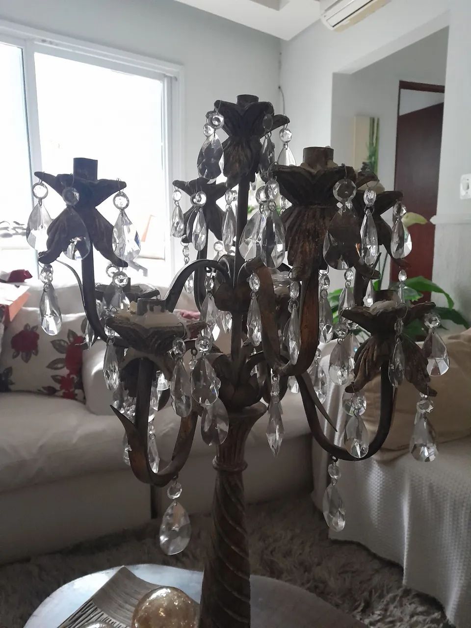 Candelabro de resina  - Foto 2