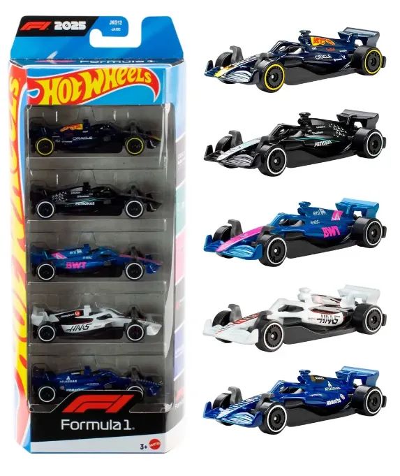 Pack F1 2025 Formula 1 Hot Wheels