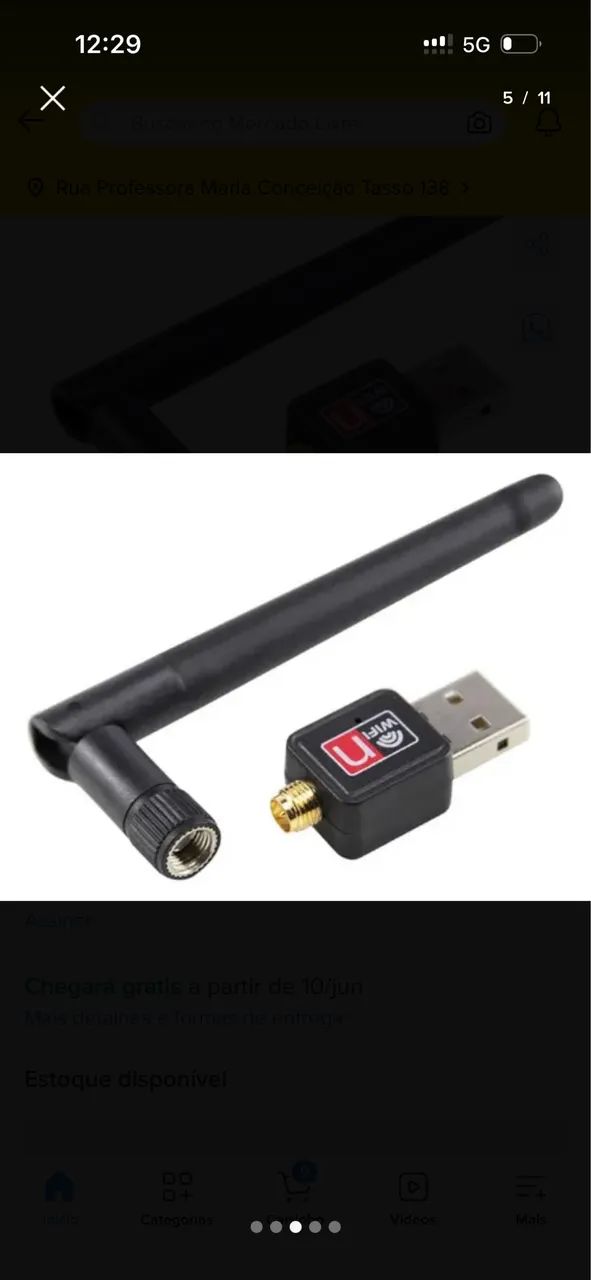 Adaptador WiFi USB 2.0 1200Mbps Antena Externa 802  - Foto 4