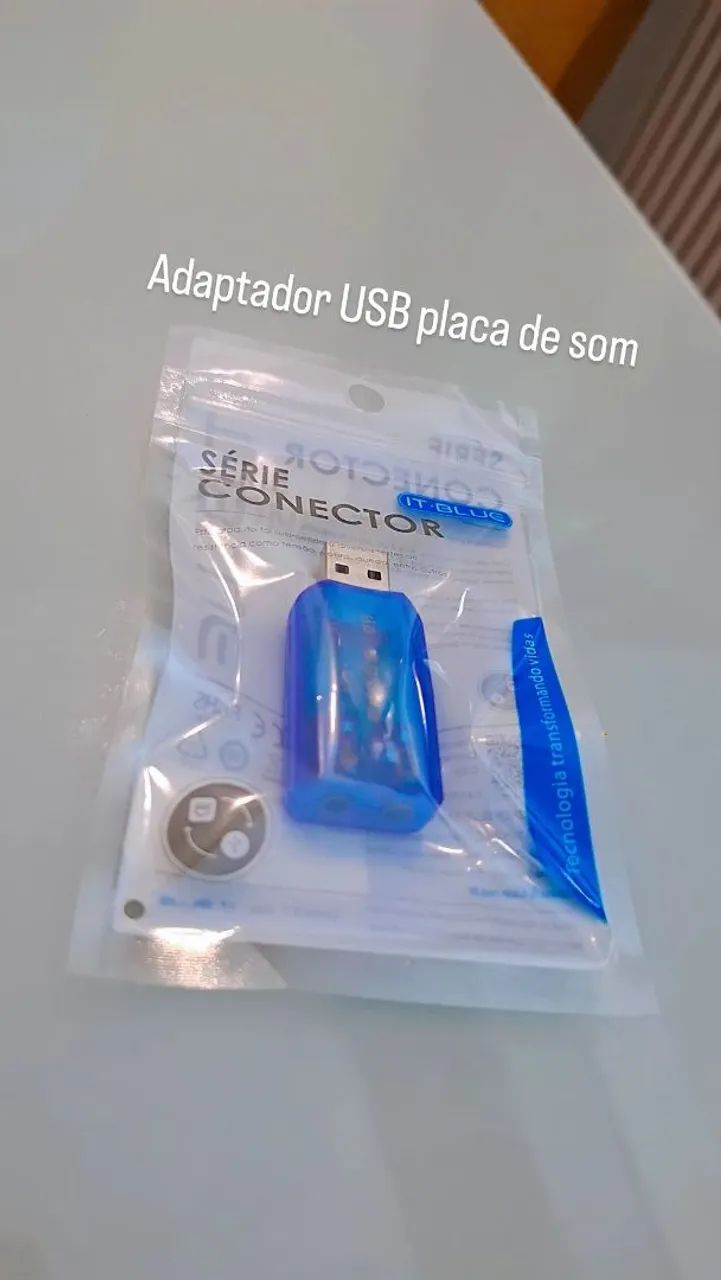 Placa de som usb  - Foto 2