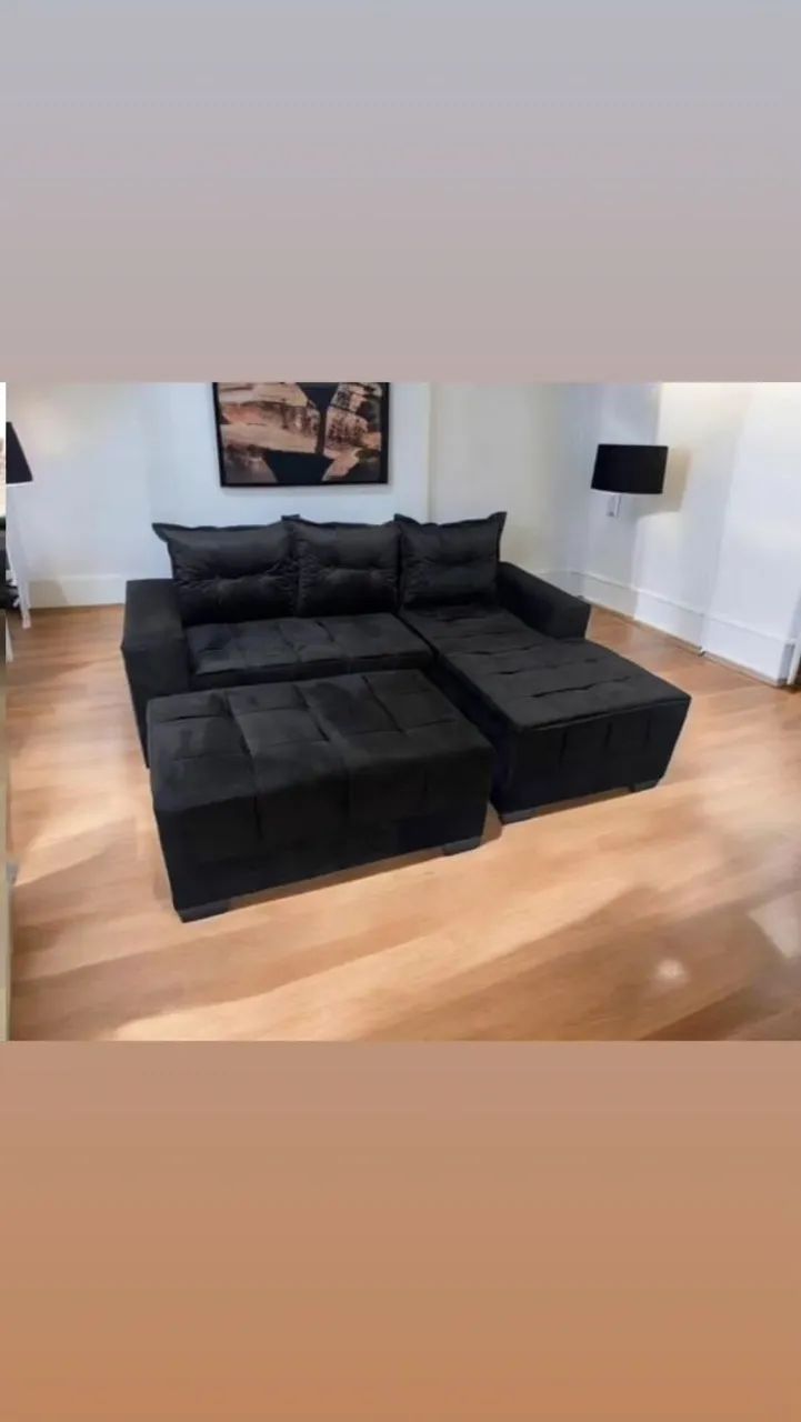 Mega queima de estoque de sofá chessi  - Foto 2