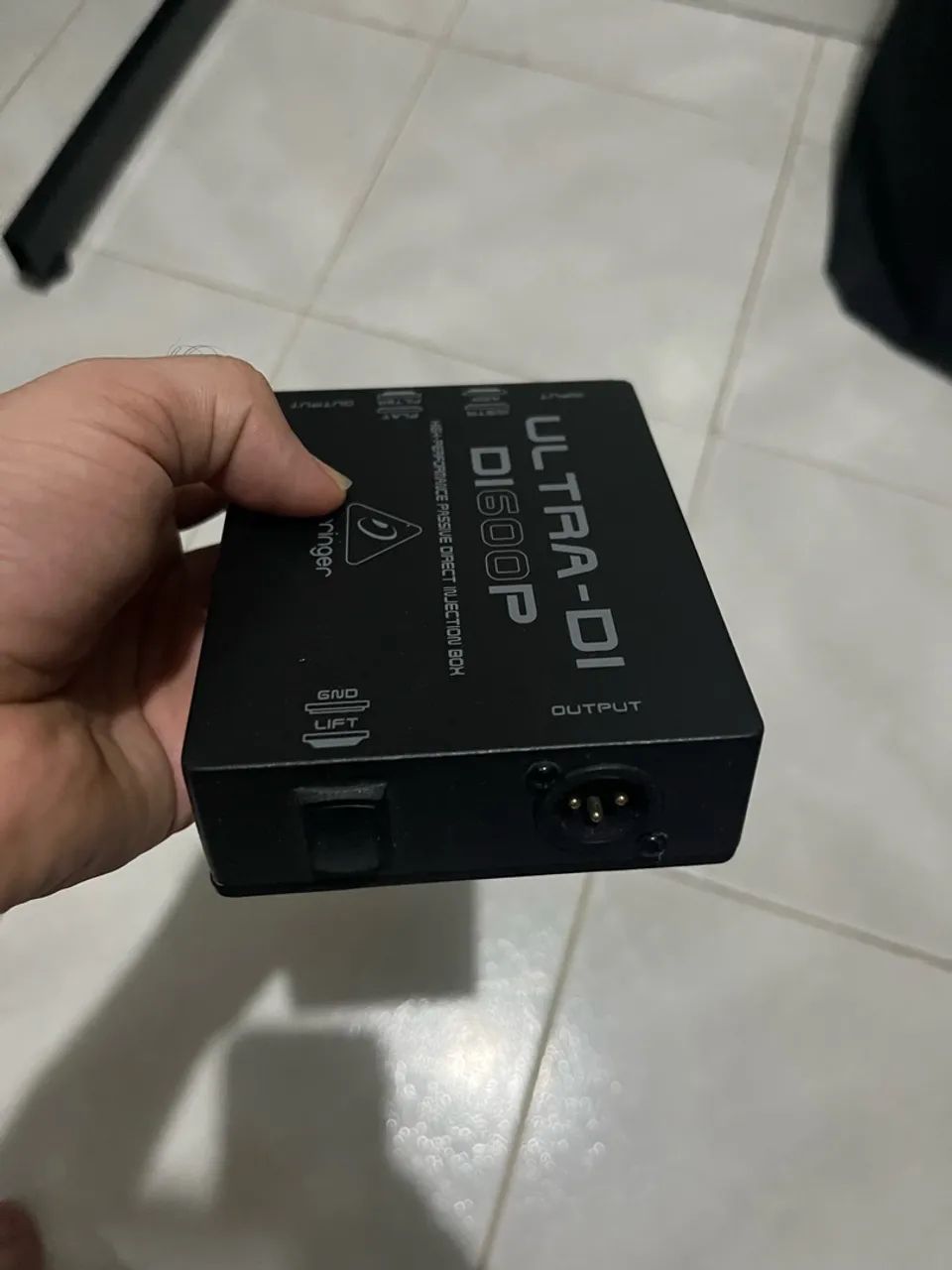 DIRECT BOX BEHRINGER NOVO, NUNCA USADO!! - Foto 3