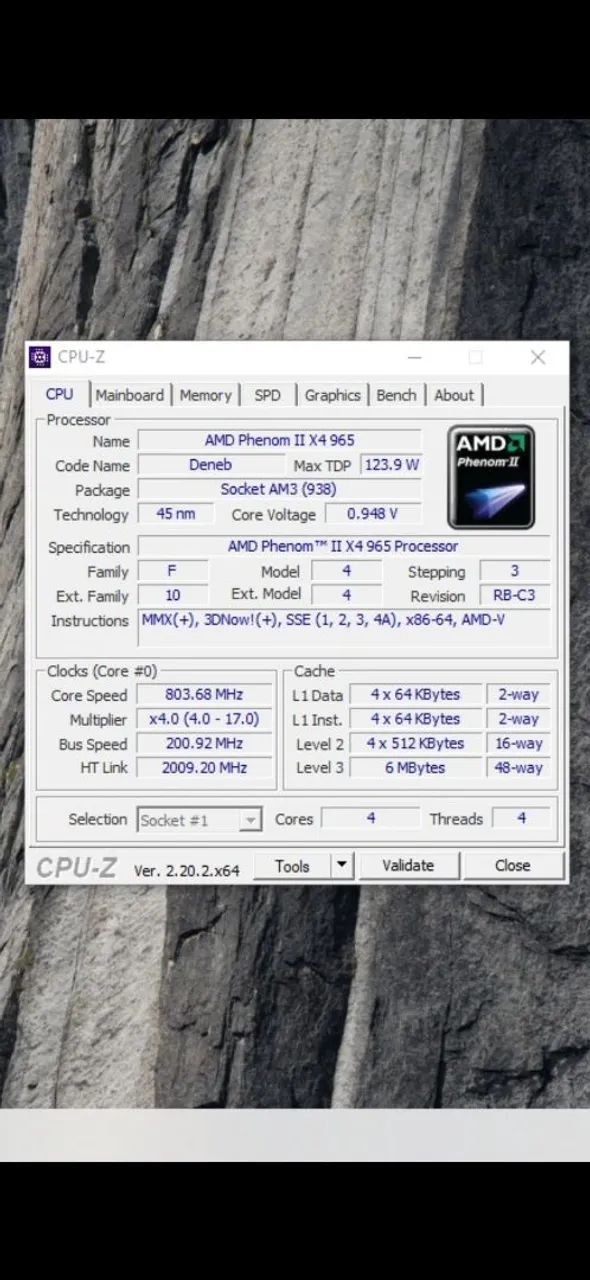 Processador AMD Phenom II X4 965 - 100% Funcional - Desapego - Foto 3