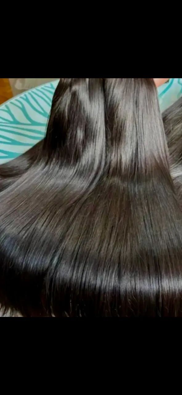 Megahair castanho 60cm liso