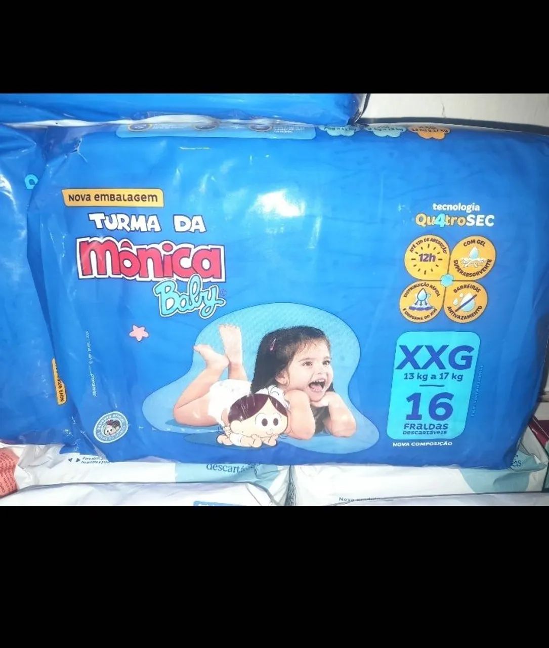 Kits de fraldas Huggies e Mônica  - Foto 3