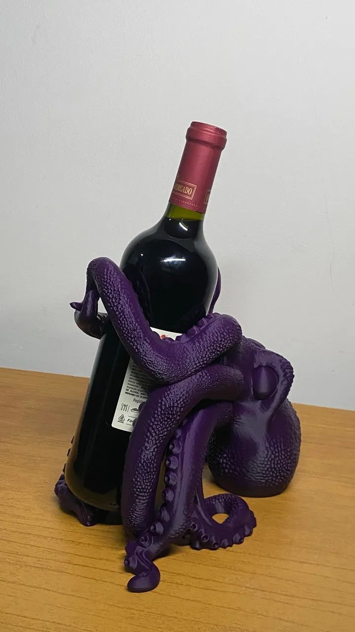 Suporte Garrafas De Vinho 750ml Polvo  - Foto 3