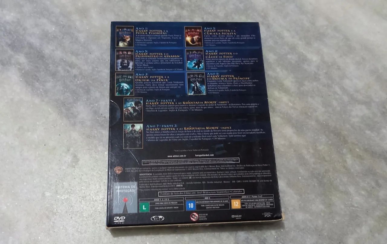 DVD Harry Potter coleção 8 filmes  - Foto 3