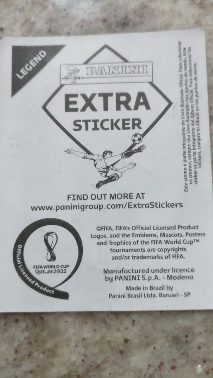 FIGURINHA LEGEND 2022 - Foto 2