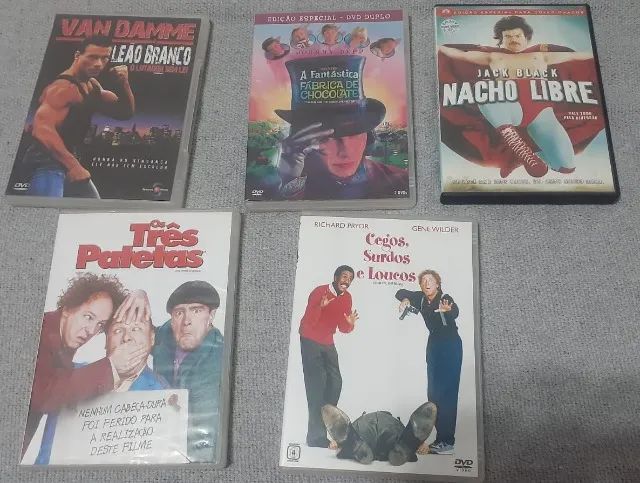 Lote dvds ação / comédia