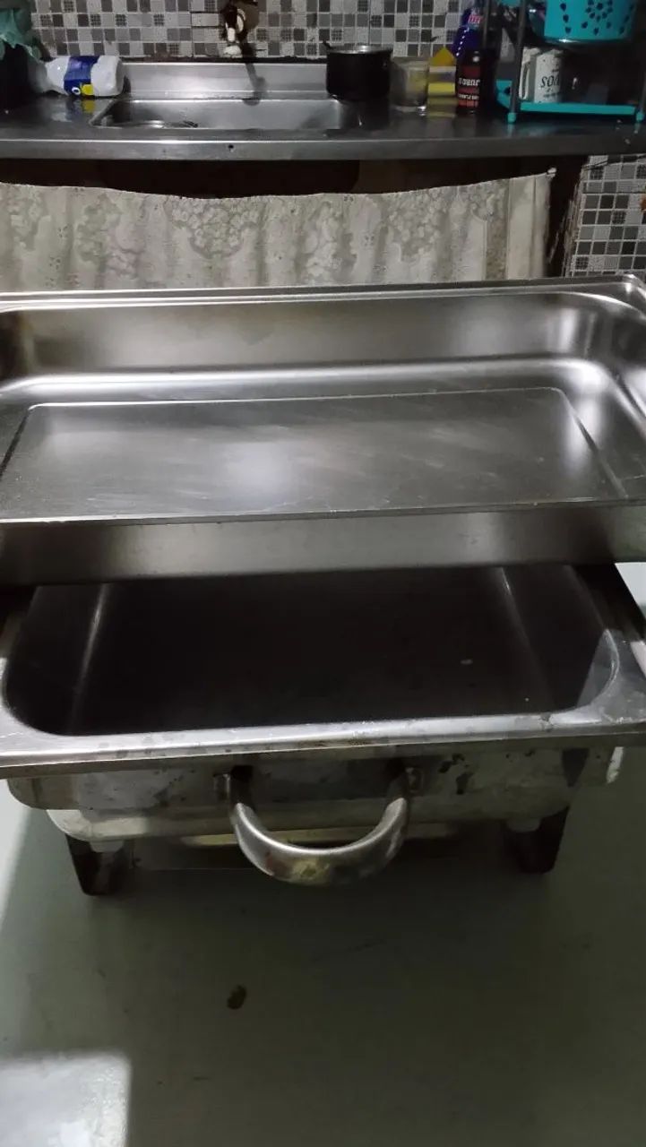 Estou vendendo  este fogão álcool  comida esquenta comida - Foto 2