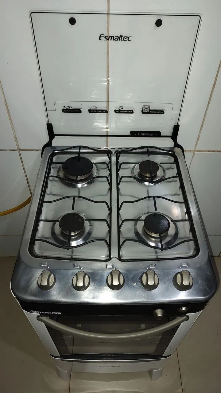 Fogão Esmaltec com acendimento automático, FAÇO A ENTREGA