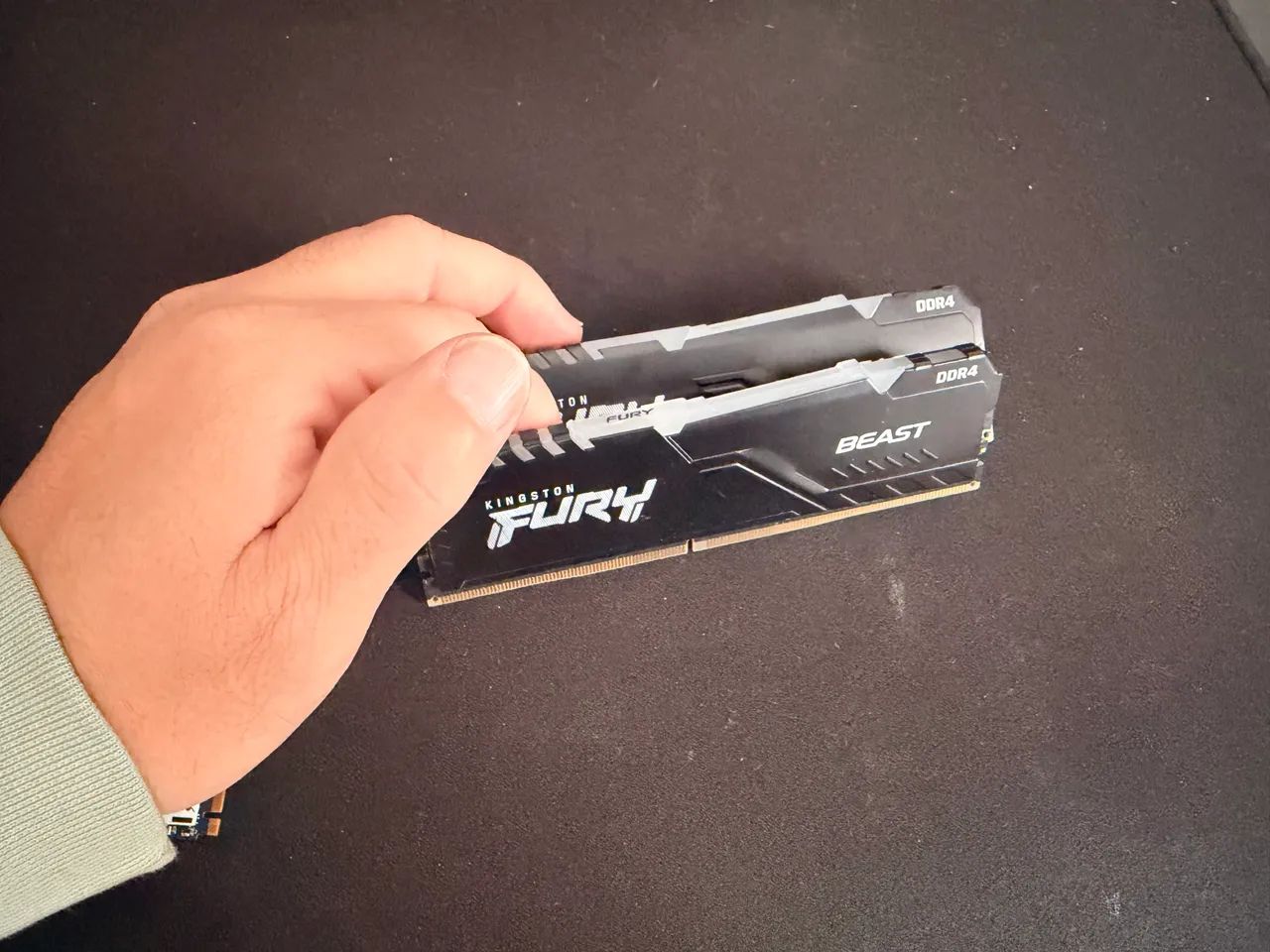 Memória ddr4 fury hyperx RGB