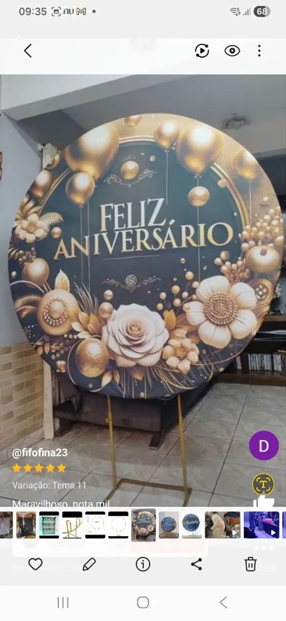 Itens de decoração de festa - Foto 2