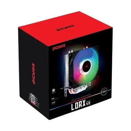 Cooler Para Processador Rbg Lorx Rainbow V2 Universal Intel E Amd - Pcyes LOja Coimbra