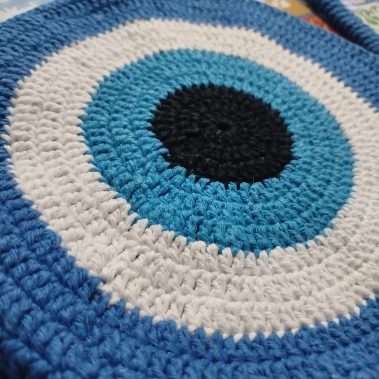 Bolsa Crochê Olho Grego  - Foto 4
