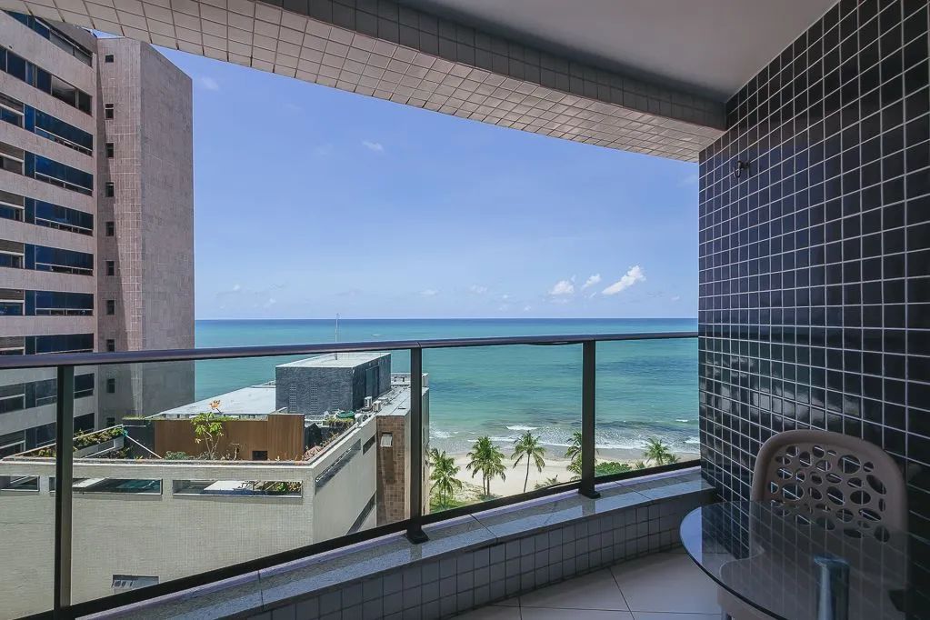 Apartamento para locação no Edifício Parque Atlântico, em Boa Viagem  44m², vista para o m
