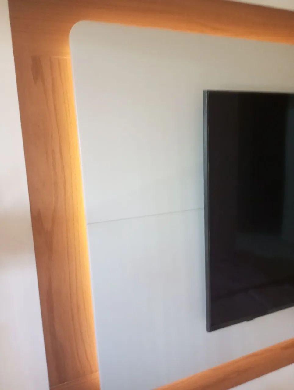 Lindo e exatamente painel  100% MDF com madeira "   novo "  - Foto 4