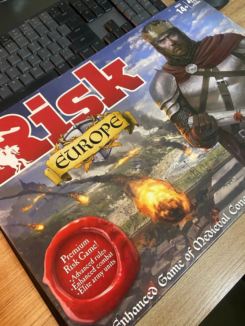 Jogo de Tabuleiro Risk Europe - Nunca Jogado