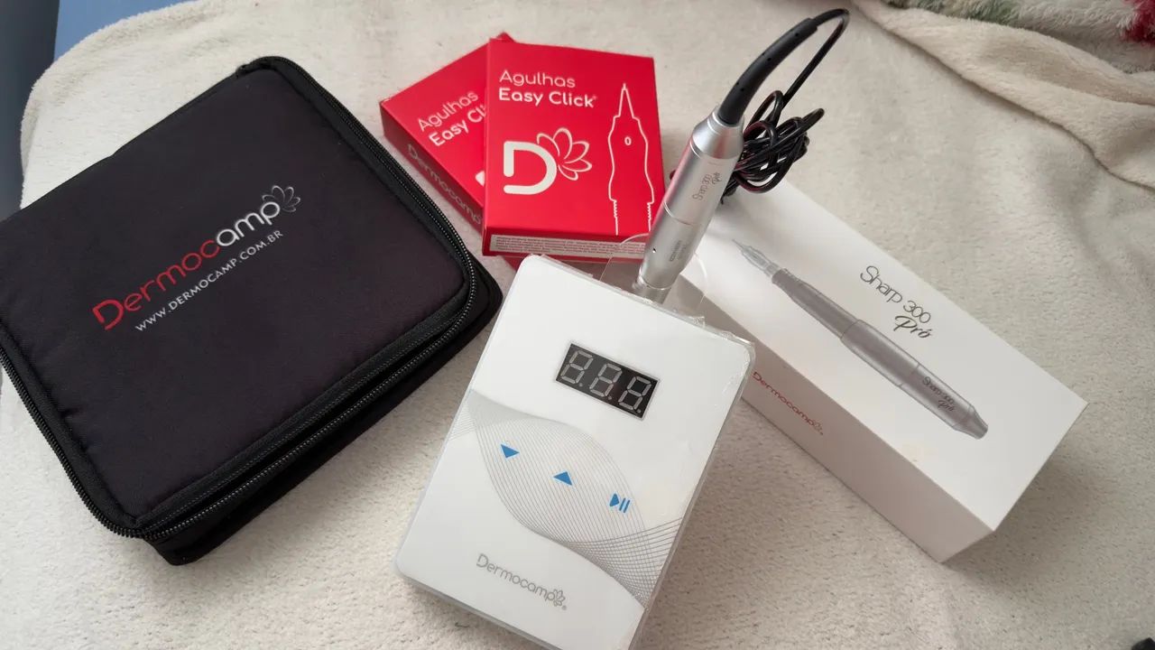 DERMÓGRAFO SHARP PRO PRATA + SLIM WHITE BRANCO - COMPLETO