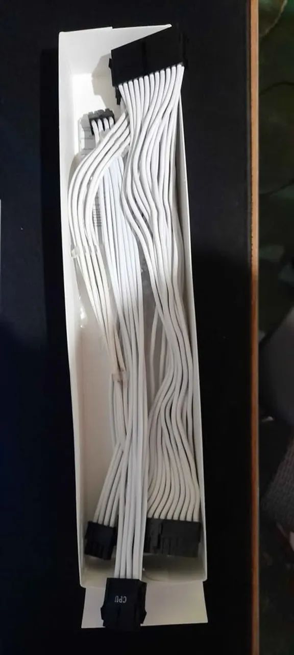 Cabos Sleeved Cooler Master branco - Foto 2