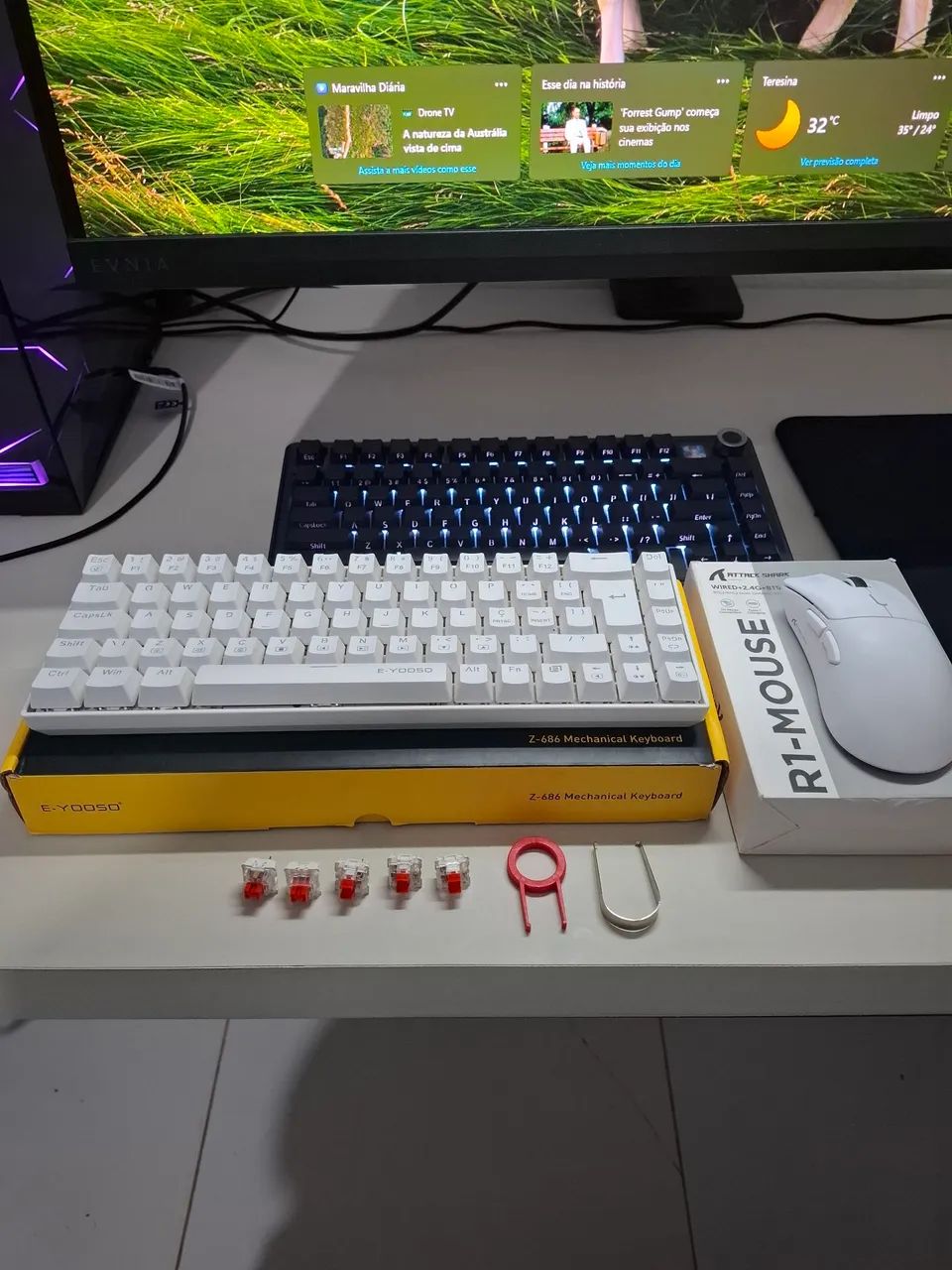 KIT TECLADO E MOUSE - Foto 3