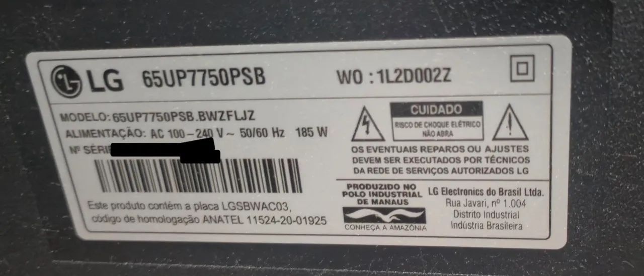 Smart Tv LG - 65 polegadas  - Foto 3