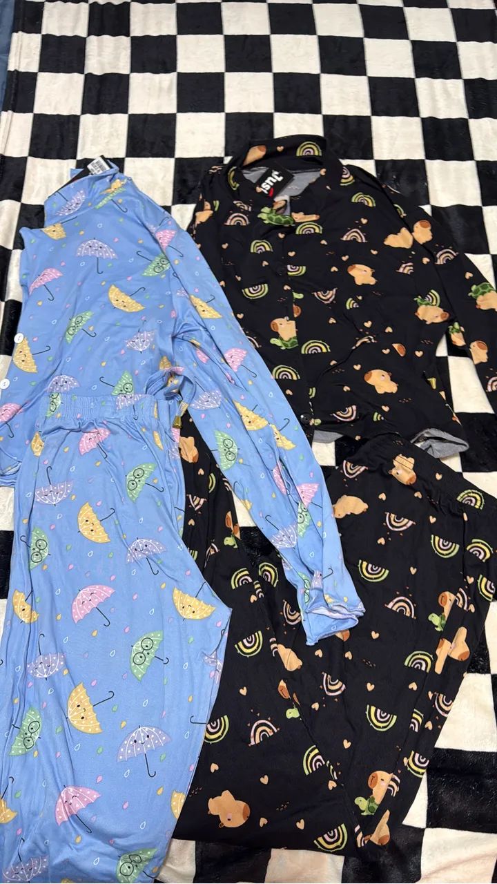 Pijama Cropped longo