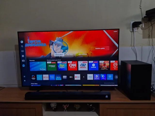TV Samsung 50 polegadas QLED 4K de 2024 + Soundbar HW-B550 - Foto 3