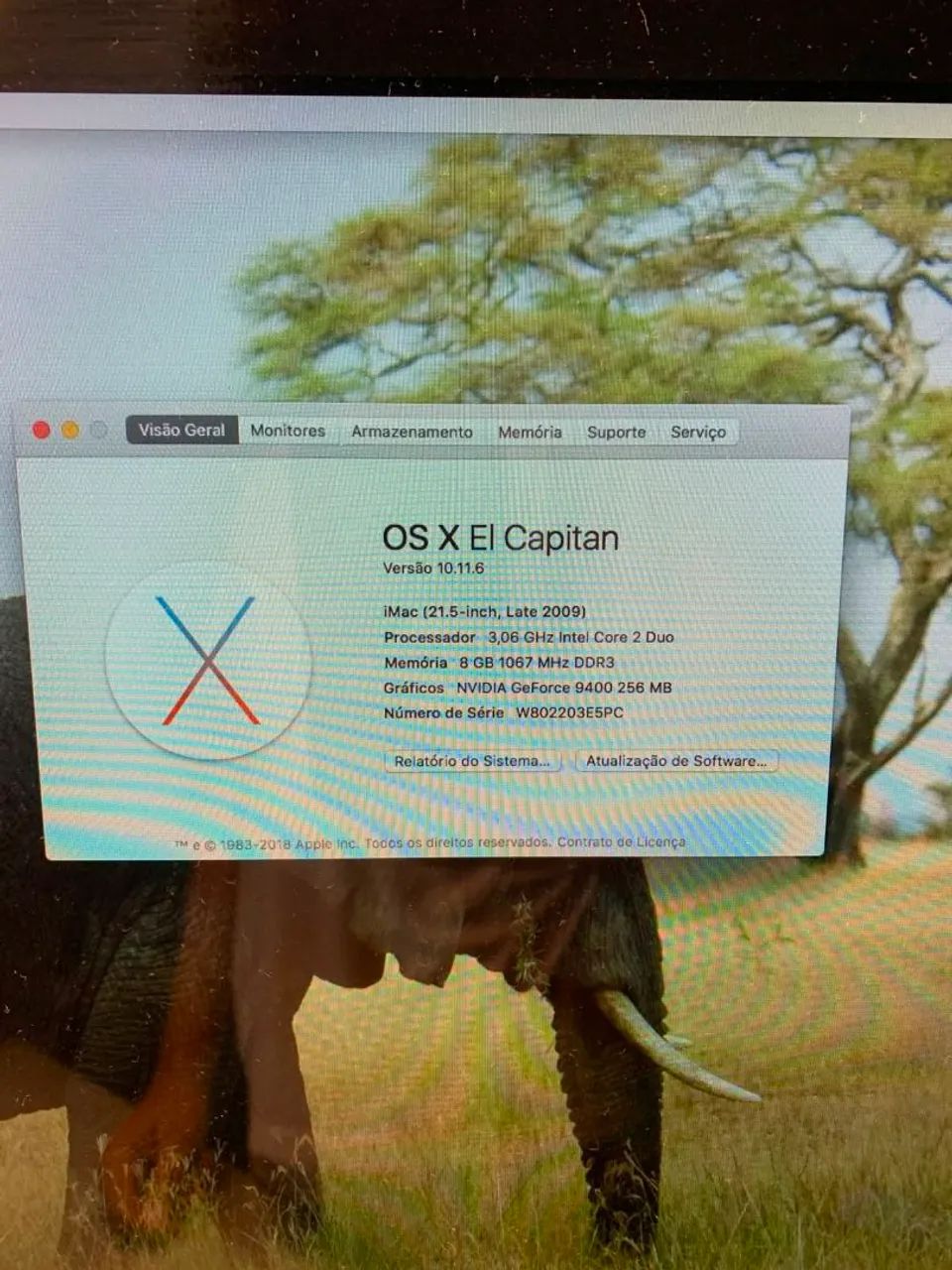 Imac Apple 21,5" + teclado, Original. Conservado e pronto para uso - Foto 5