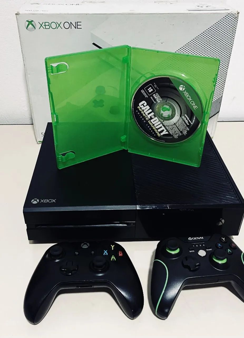 Xbox One Completo 500GB + Jogo CoD + 2 Controles e Caixa<br> - Foto 3