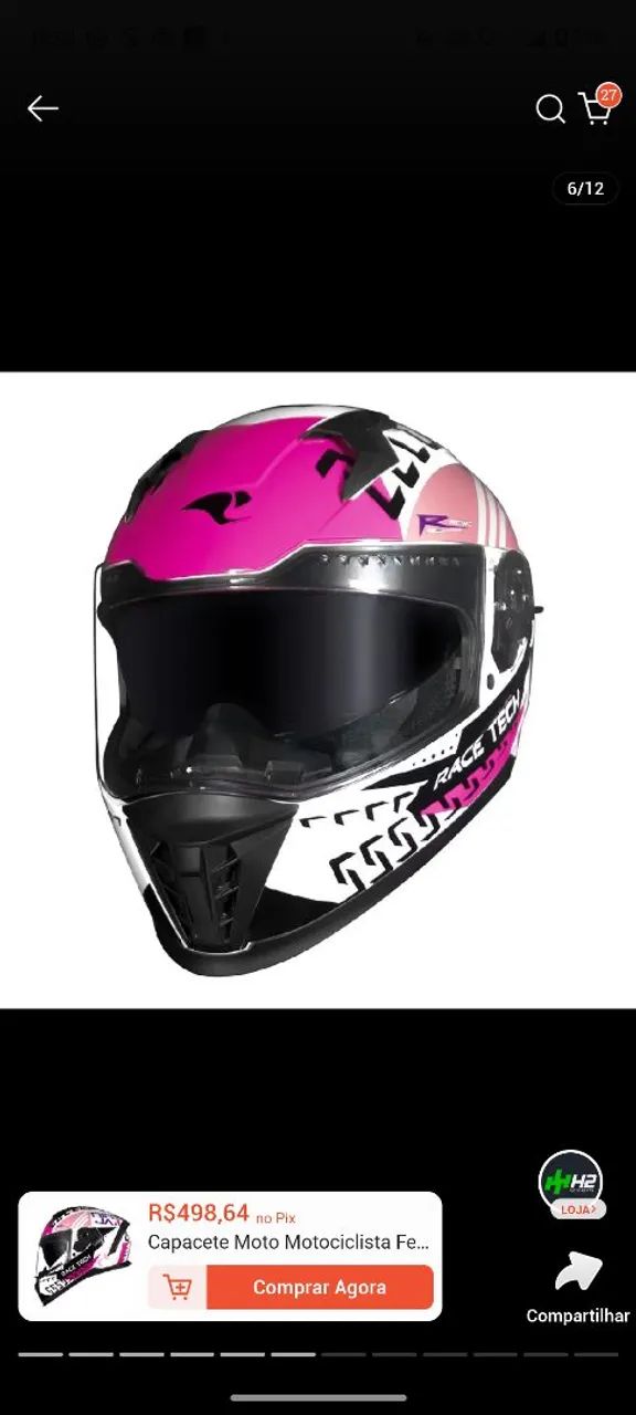 Capacete Race Tech  - Foto 3