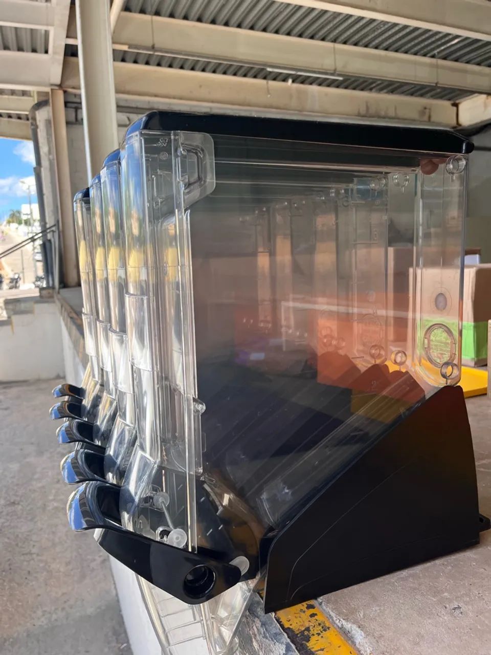 Dispenser Acrílico para Produtos a Granel - 5 Compartimentos - Foto 3