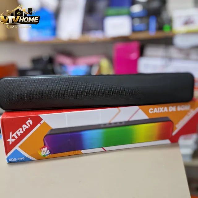 Soundbar Xtrad RGB Bluetooth + Entrega Grátis
