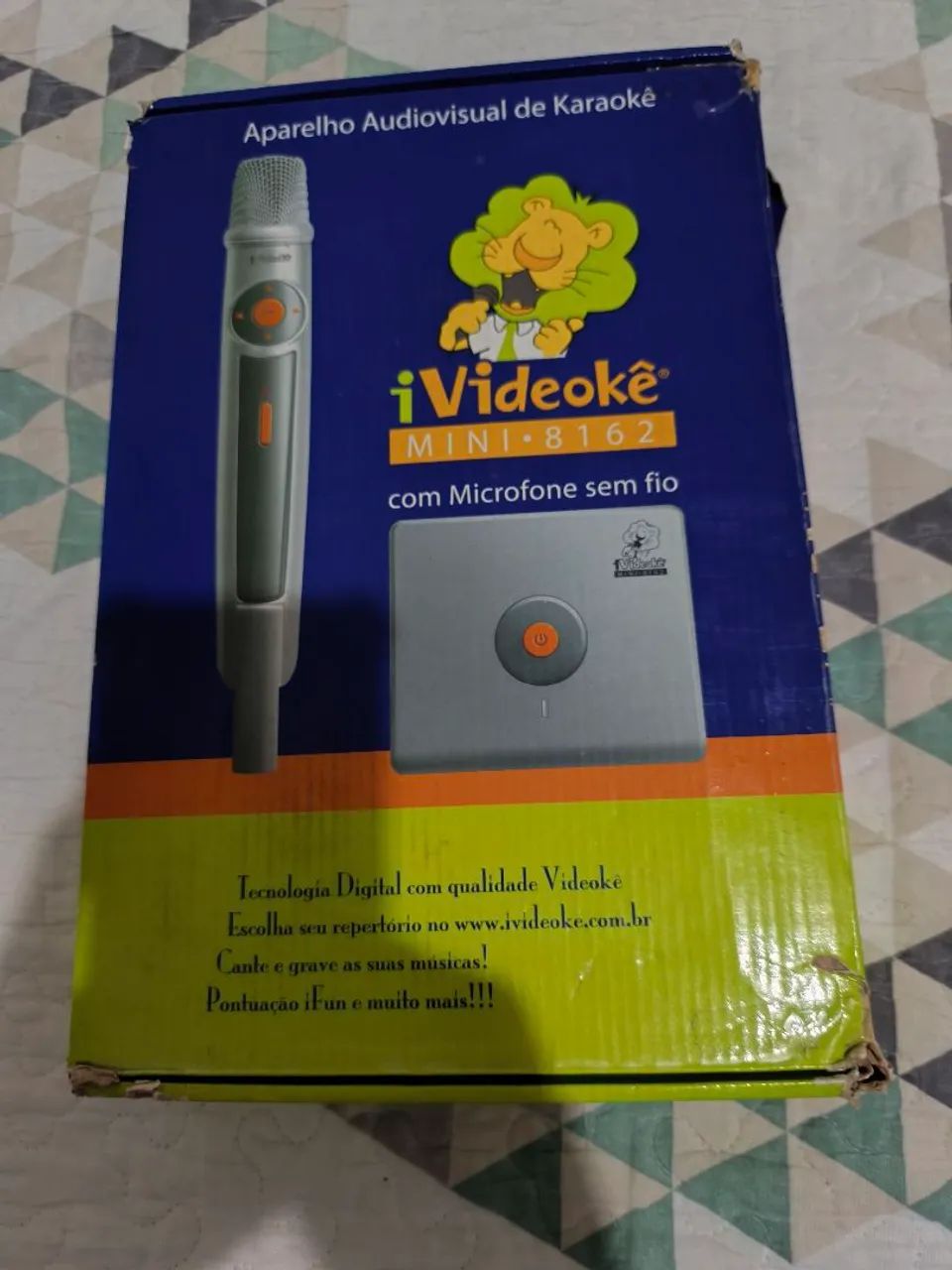 Videoke raf mini 8162 com 700 músicas 